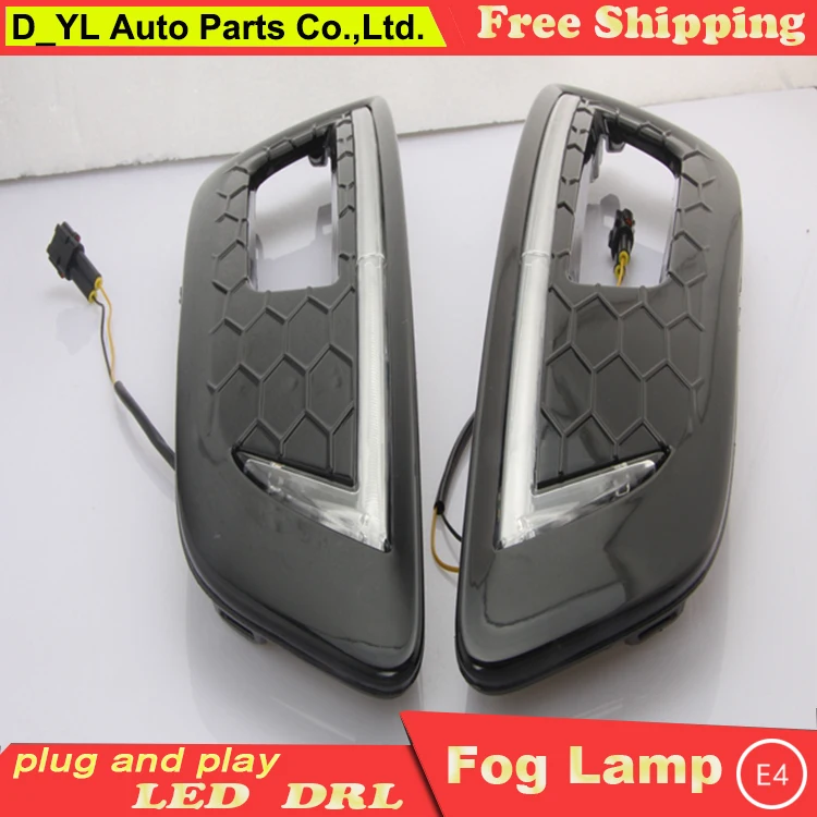 Стайлинг автомобиля дневные ходовые огни для Ford Focus светодиодный DRL 2015-2018 ные