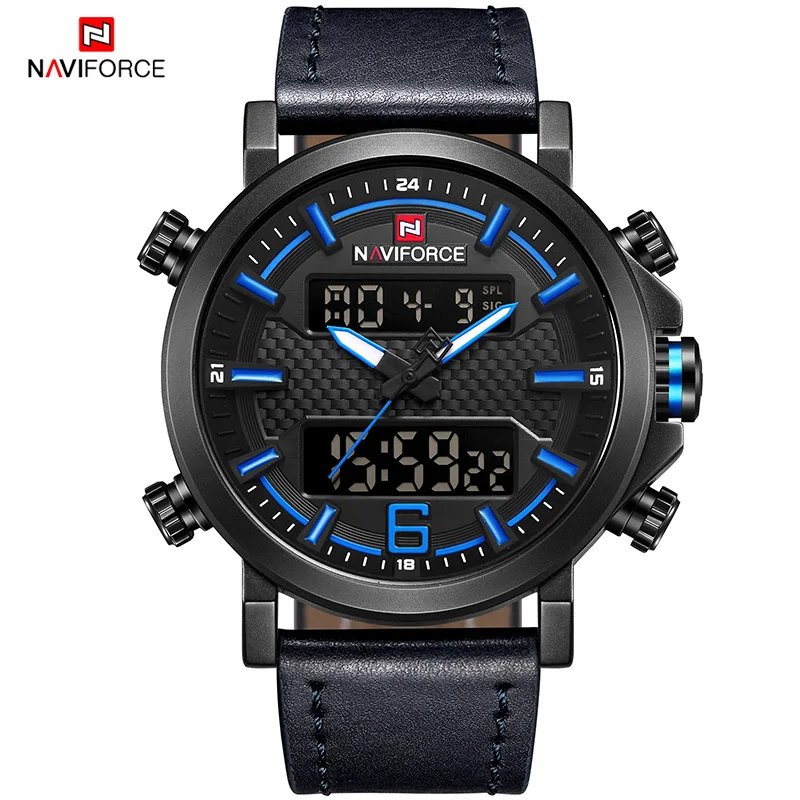 BBEBE NAVIFORCE Мужские часы Роскошные Бизнес Мужские кварцевые военные водонепроницаемые спортивные наручные часы с хронографом мужские часы Reloj Hombre - Цвет: BBEBE
