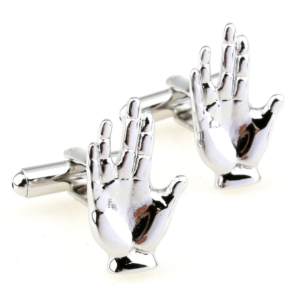 Cufflinks Retail hand fun cufflinks nail sleeve 156778 free shipping+free gift box