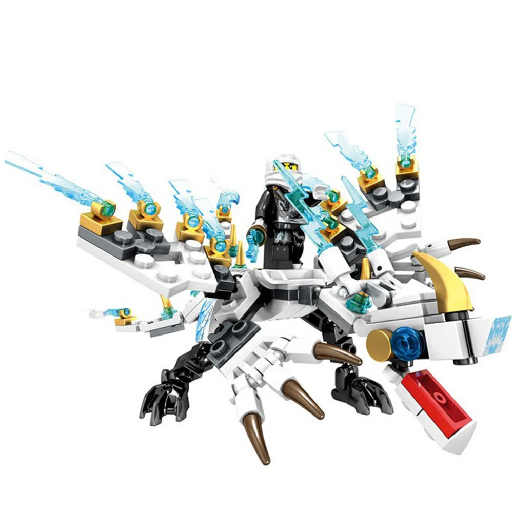115 + части Duplo Ninjago фигурки дракона строительные блоки ниндзя развивающие игрушки