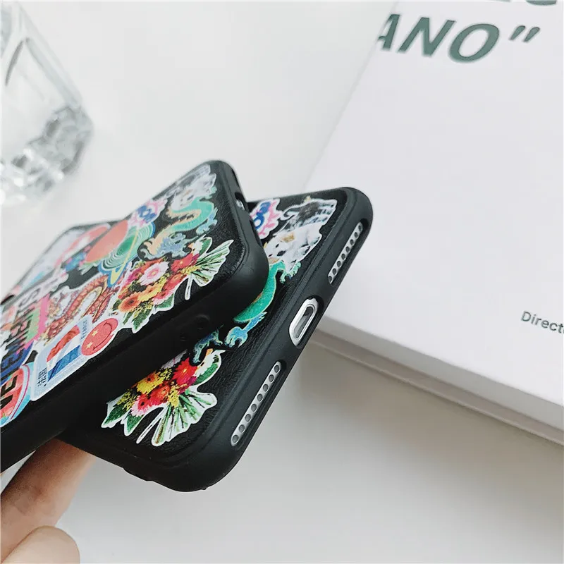 Модная коллекция животных, чехол для iPhone 6 для телефона 6s 7 8 Plus 7p 8p X XR XS Max, задняя крышка, чехол для телефона