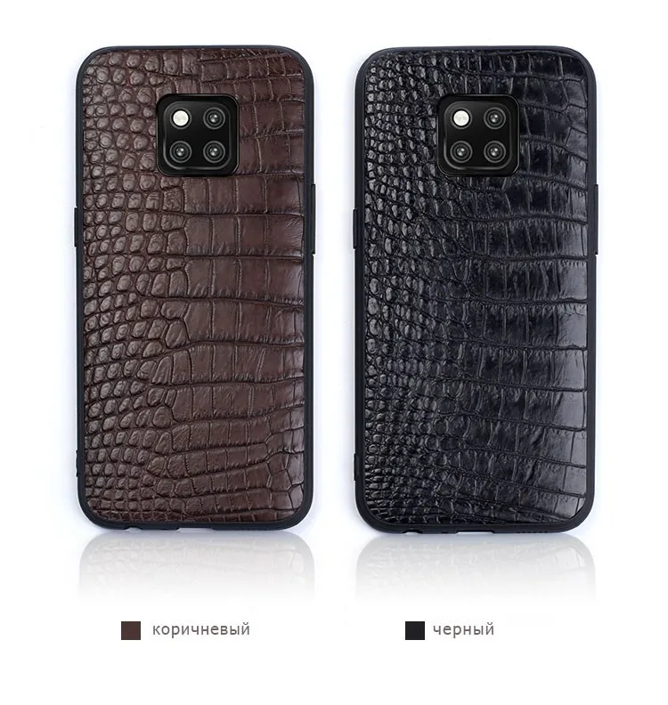 Чехол для телефона из натуральной крокодиловой кожи для huawei mate 20 Pro 30 P20 P30 Pro Lite чехол для Honor V20 10 10i 20 Pro 8x 9x роскошный