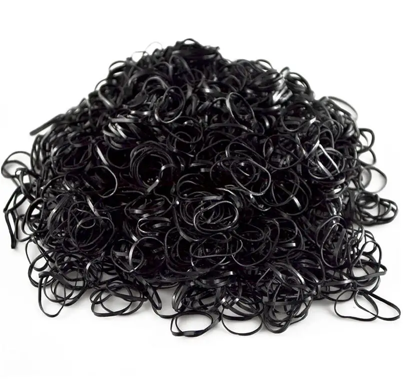 1000 шт./пакет резинки Hairband Веревка хвост держатель разноцветные Галстуки плетение резинка для волос для девочек женские аксессуары для волос
