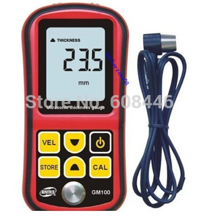 

4 Digits LCD Display Ultrasonic Thickness Meter Tester Gauge Velocity 1.2~225mm
