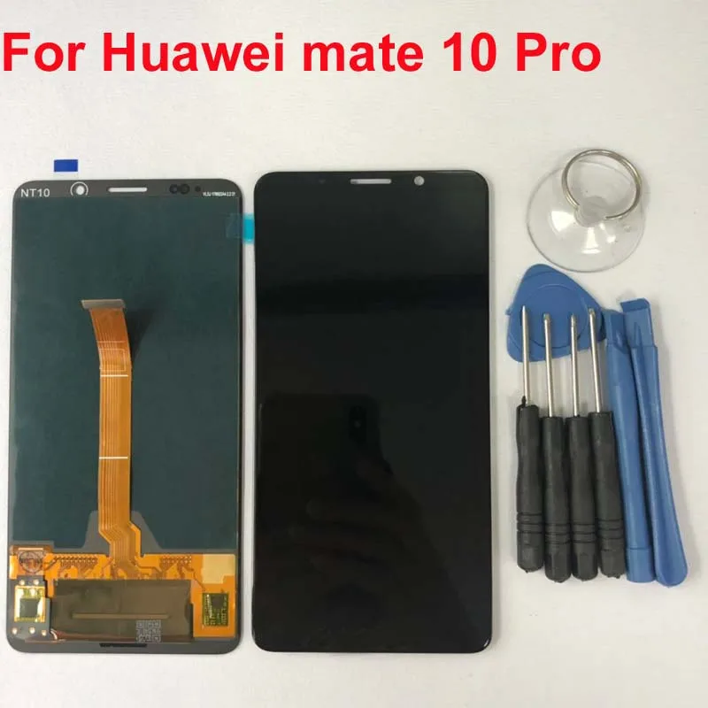 100% испытано AAA OLED экран 6 0 &quotдля Huawei mate 10 pro mate10 ЖК-дисплей сенсорный дигитайзер в