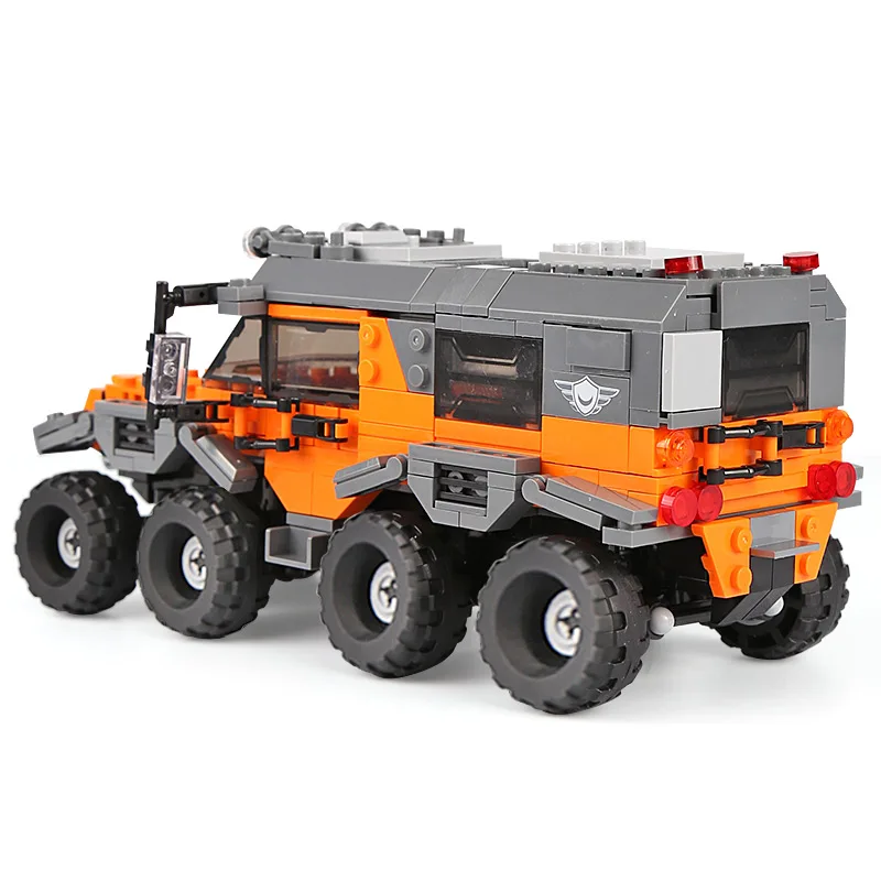 XB03027 Набор Машин Для вездехода, строительные блоки, детские игрушки, модели машин, рождественские подарки