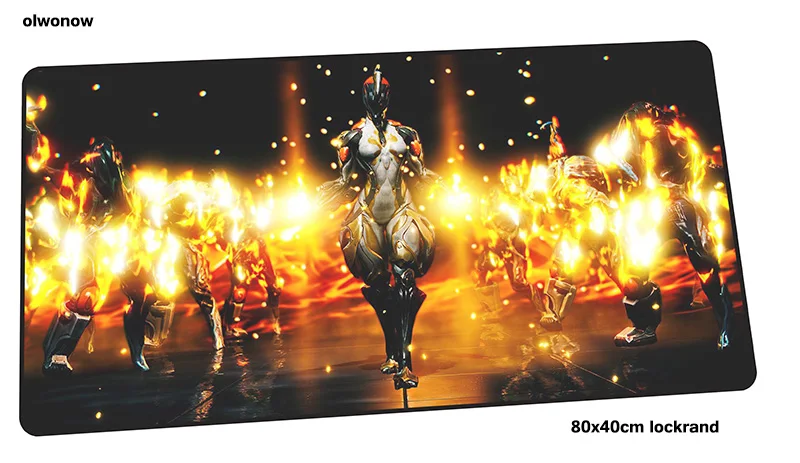 Warframe коврик для мыши 80x40 см самый дешевый коврики для мыши лучшие игровой коврик для игровой мыши HD Принт Большой коврики для мыши Клавиатура ПК накладка