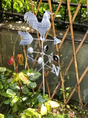 Ретро отделка Weathercock Железный Сад украшения животных открытый