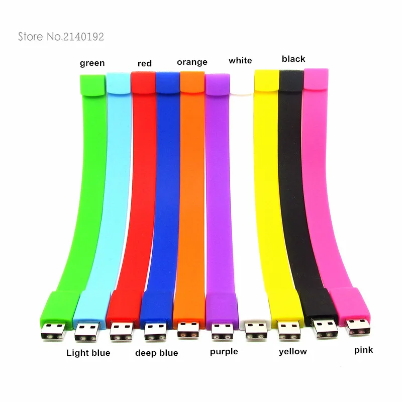 Силиконовый браслет с USB флэш-накопитель 4 ГБ 8 оперативной памяти 16 Гб встроенной