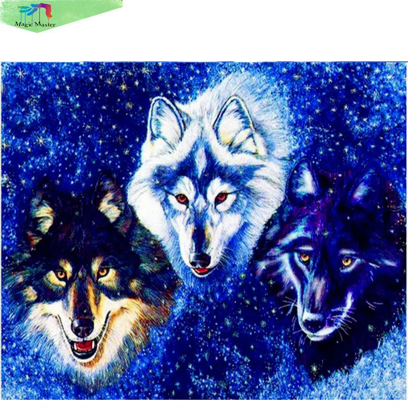 Новое поступление DIY алмазная живопись 100% дрель животное вышивка крестом