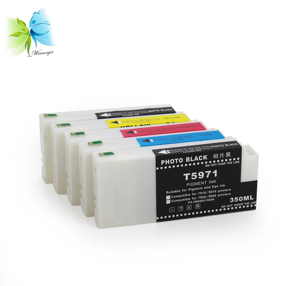 WINNERJET 350 мл T5961 T5964 T5968 Совместимый картридж для принтера Epson Stylus Pro 7700 9700|Чернильные