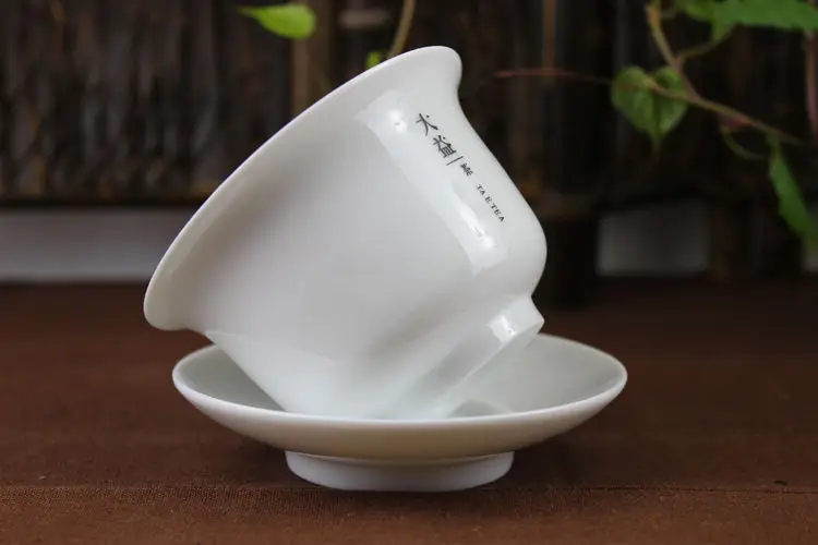 [GRANDNESS] Чай пуэр Dayi Gaiwan, чайный сервиз, белый чай Gongfu, фарфор Gaiwan, 150 мл, фарфор Gaiwan TAE tea DAYI PU ERH tea