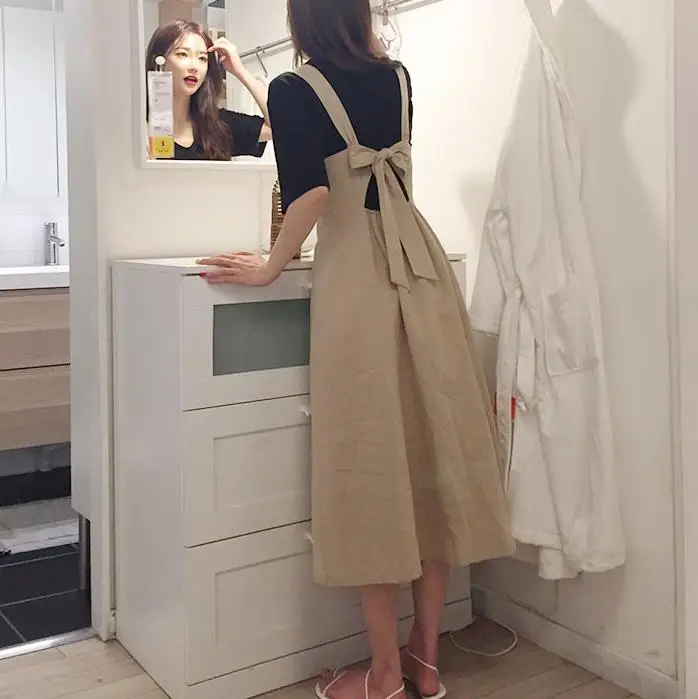 Женское винтажное платье трапеция из хлопка и льна облегающее однобортное на