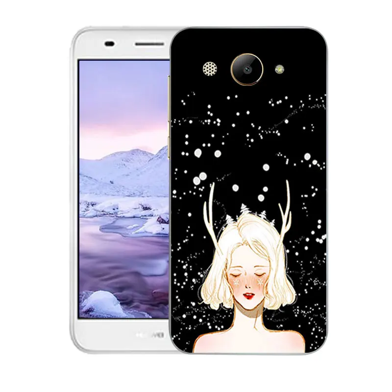 5.0&quot for Huawei Y3 2017 Clear TPU Y5 Lite Marriage Printed MT6737M CRO-L02 CRO-L22 Silicone Capa | Мобильные телефоны и