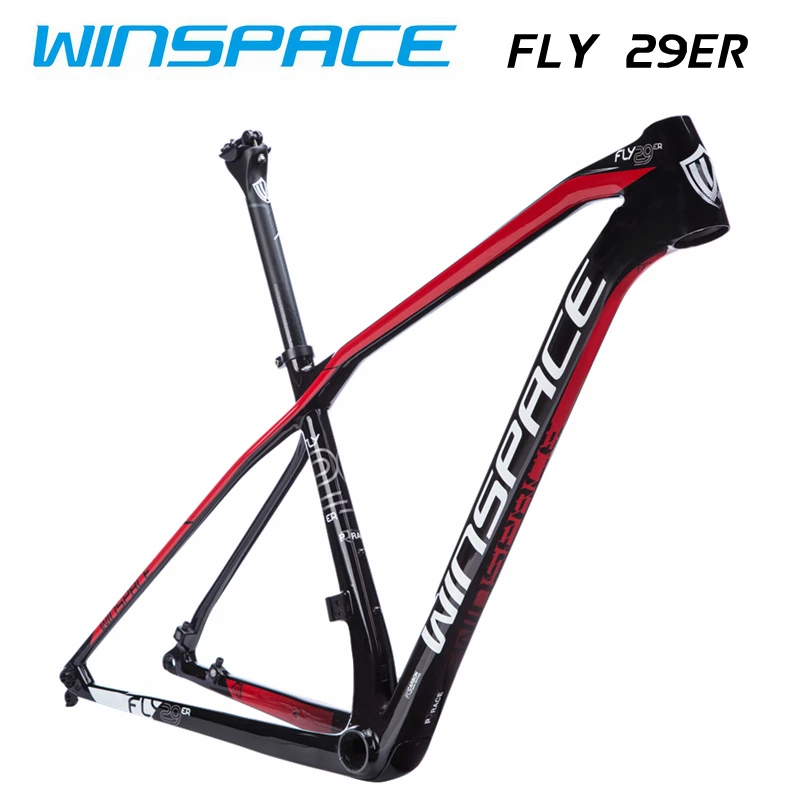 WINSPACE FLY 29er MTB рама для велосипеда углеродное волокно углерод XC 1160g | Спорт и