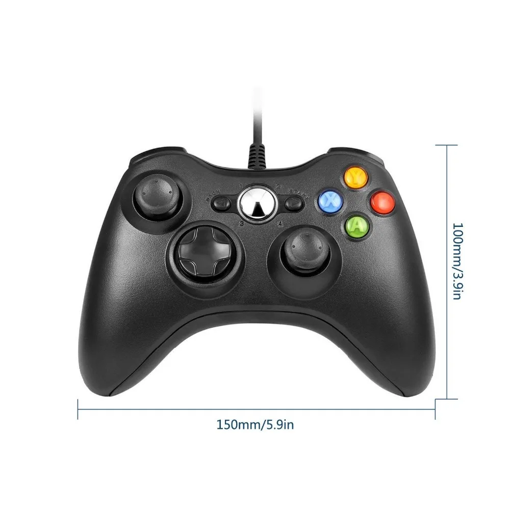 Для Xbox 360 USB проводной Joypad геймпад контроллер для microsoft ПК Windows 7/8/10 джойстик игра