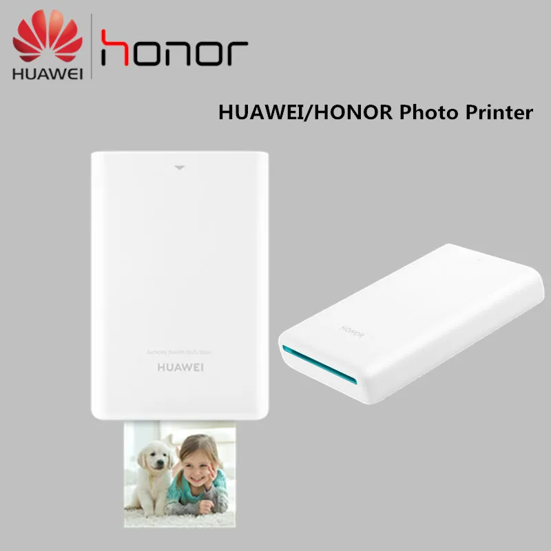 huawei Honor фотопринтер AR Zink портативный принтер Карманный Bluetooth принтер поддержка DIY поделиться 500 мАч Карманный принтер