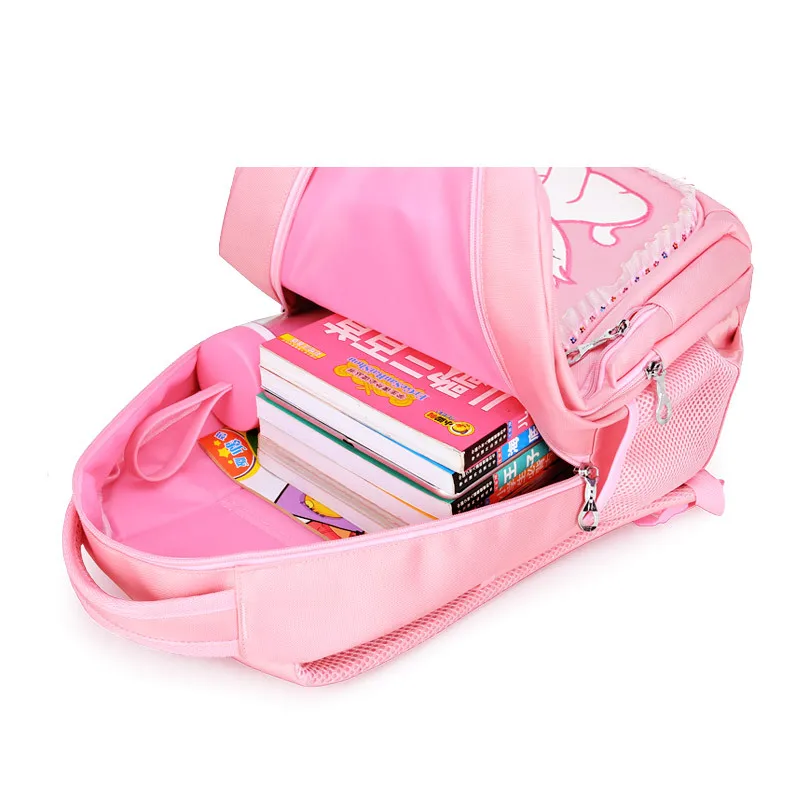 2019 Children School Bags Trolley school Backpack Wheeled School Bags Grils Kids backpacks Wheel cat Schoolbag Backpacks Bags