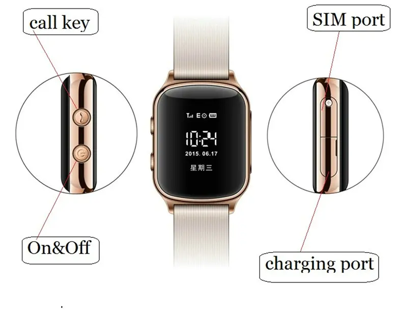 OLED экран T58 смарт gps wifi трекер локатор анти-потеря часы для детей старшего возраста детей студентов умные часы с SOS дистанционным монитором