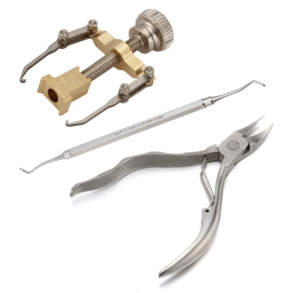 3 шт./компл. щипцы для кутикулы из нержавеющей стали машинка стрижки вросших