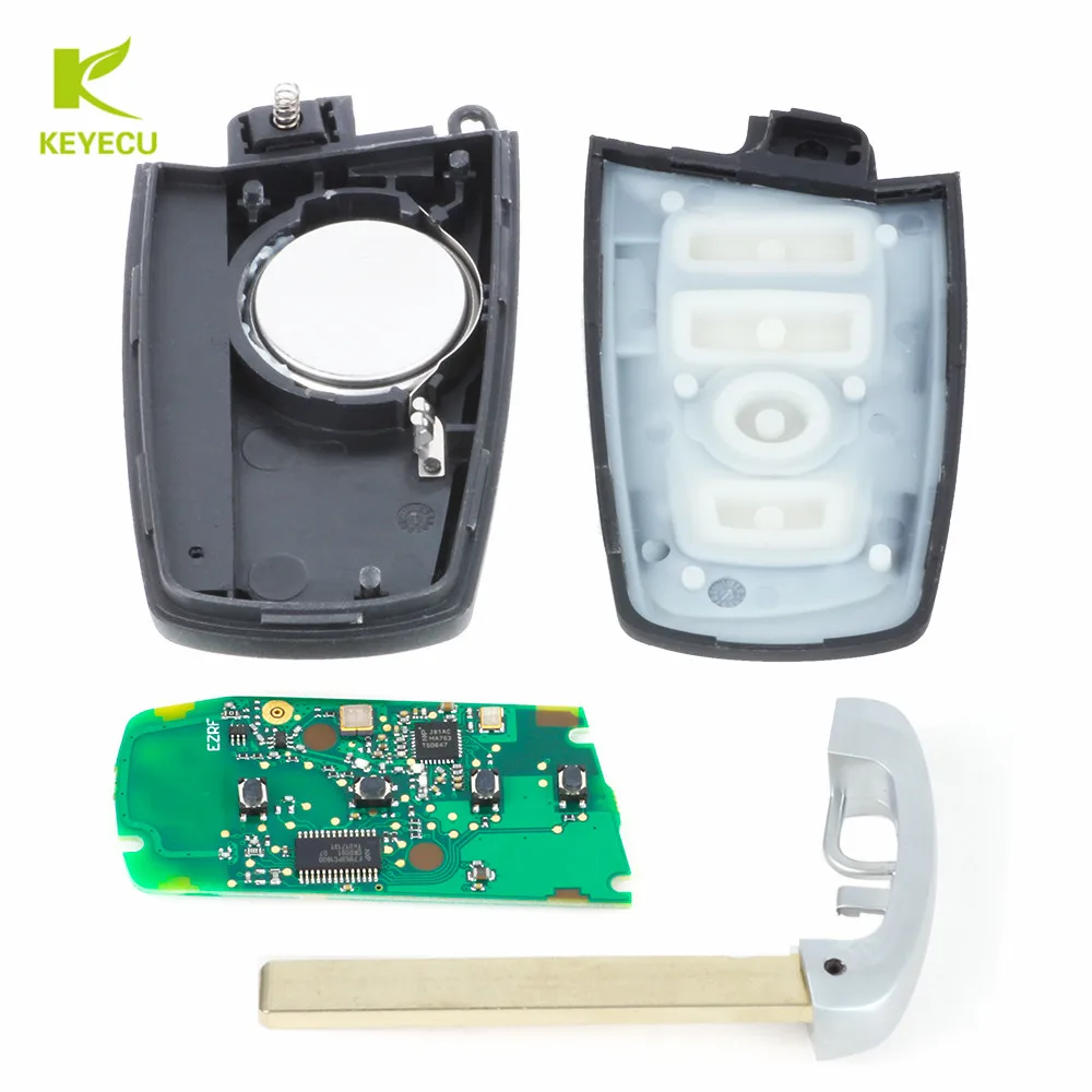 KEYECU New Replacement Remote Car Key Fob 4 Button 7953 Chip for BMW CAS4 F Platform 5 Series / 7 2010-2012 KR55WK49863 | Автомобили и