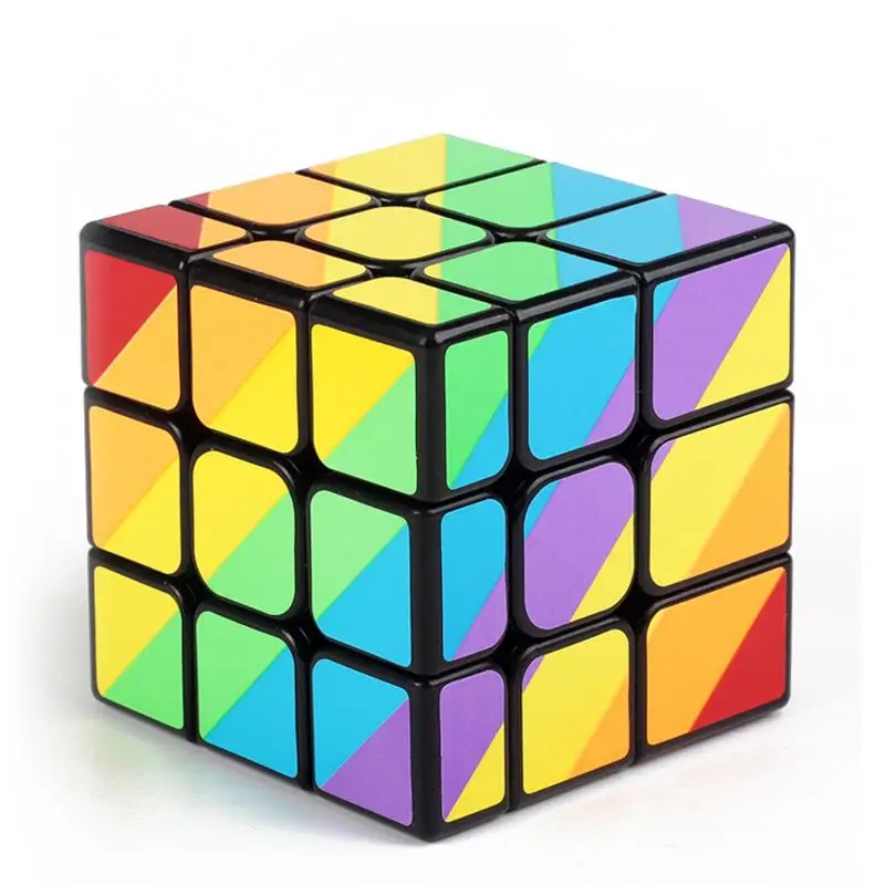 YJ MoYu Неравные 56 мм кубик рубика 3x3x3 Литые Покрытием magic cube Puzzle Кубы Professional Cubo cubo