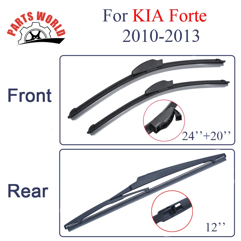 Комбинированные щетки стеклоочистителя из силиконовой резины для переднего и