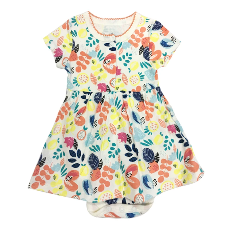 Летнее платье комбинезон для маленьких девочек комплект с пальто длинными