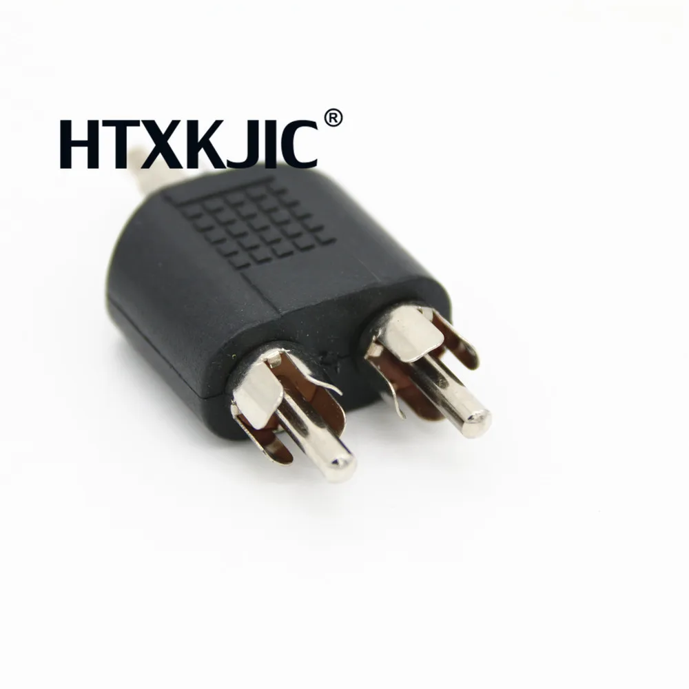 Высокое качество Новый RCA Джек Y сплиттер AV Аудио Видео разъем адаптер 1 папа к 2