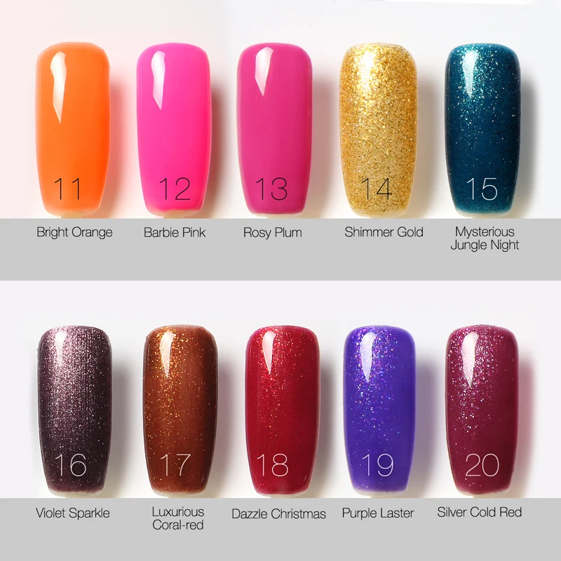 1 шт Новые летние Bling 80 моды Цвета УФ гель для ногтей 6 мл Гель лак ручка focallure|gel nail