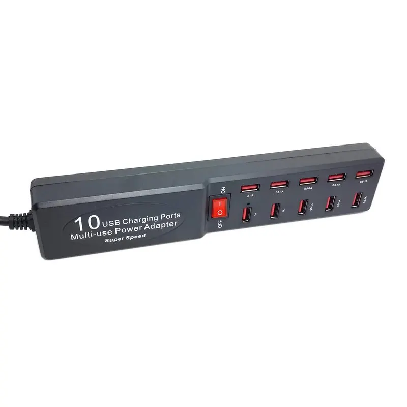 Новый DC 5 в 10 портов USB зарядная станция смарт-автобус зарядное устройство розетка
