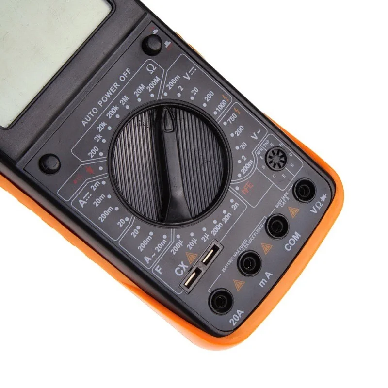 Тестирование цифровой DT-9205A мультиметр Профессиональный Multimetro Амперметр мультитестеры ACDC ЖК-дисплей электрический ручной тестер метр