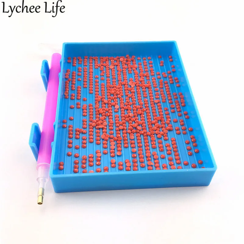 Lychee Life Алмазная вышивка большой лоток Инструменты Высокое качество ремесла аксессуары DIY ручной работы Инструменты для вышивки картин со стразами