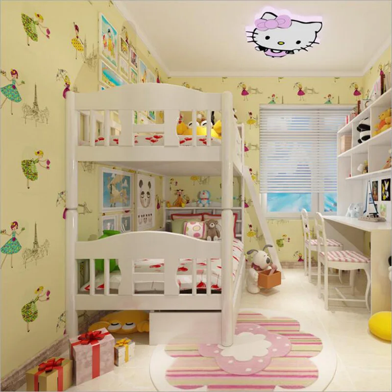 Q QIHANG печатные для детей мультфильм шаблон Нетканые Экологически чистые гостиная