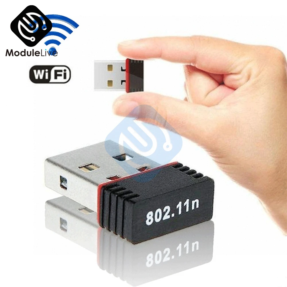 

150Mbps 150M Mini USB WiFi Wireless Adapter Network LAN Card 802.11n 802.11g 802.11b New