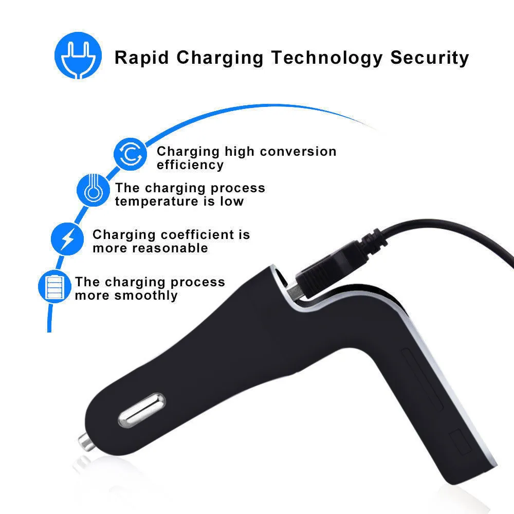 2019 Лидер продаж многофункциональный автомобильный fm трансмиттер Bluetooth Hands free ЖК