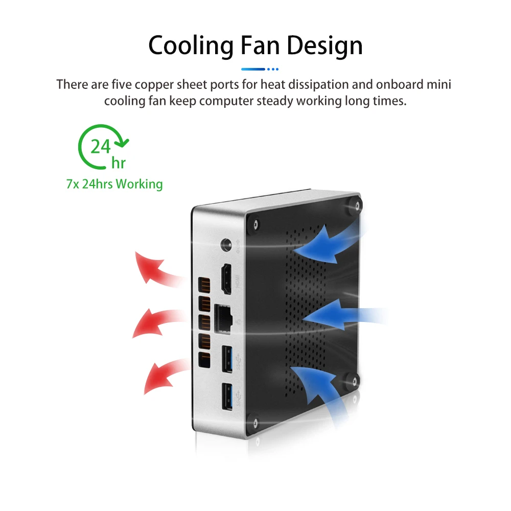 HLY ультратонкий мини-ПК Core i3 4010Y i5 4210Y Celeron 2955U HDMI Wifi tv BOX HTPC Office minipc Мини компьютер Windows PC