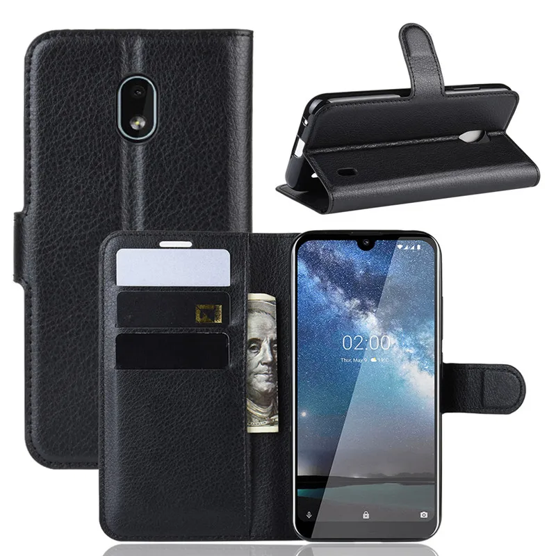 Nokia 2 чехол Nokia2.2 Чехол Флип-бумажник для телефона из искусственной кожи TA-1188 TA-1191