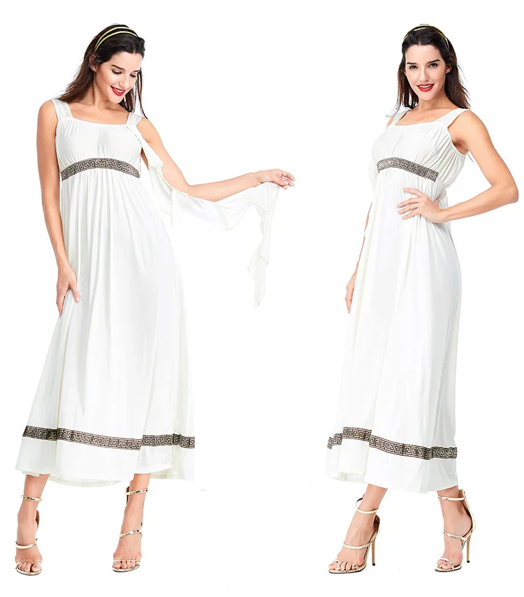 

2019 New Lover Greek Goddess Costume women men Greek Roman Cosplay Costume Grecian Goddess God Carnival Halloween Fancy Dress