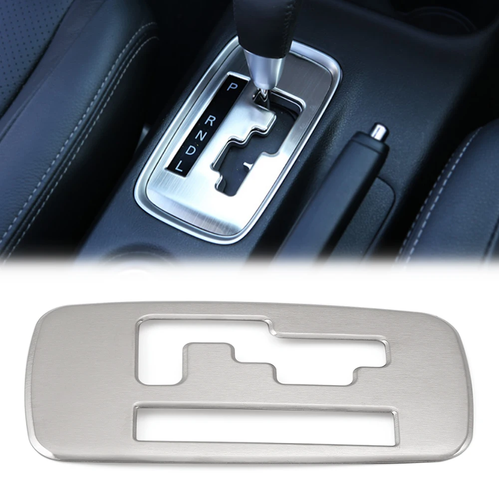 Крышка панели переключения передач из нержавеющей стали декоративная наклейка