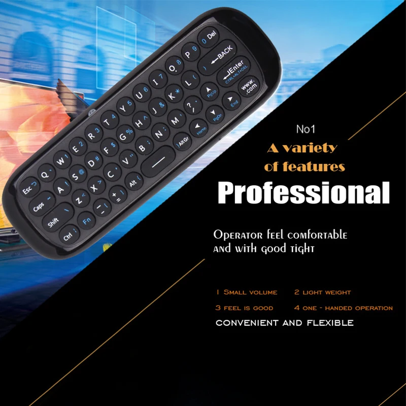 Оригинальная беспроводная клавиатура Wechip W1 2 4G мышь Fly Air mouse мини пульт