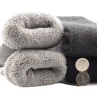 3 pairs mens winter socks canada 30 degrees below zero resist cold wool socks for men thicken pile socks solid color warm meias