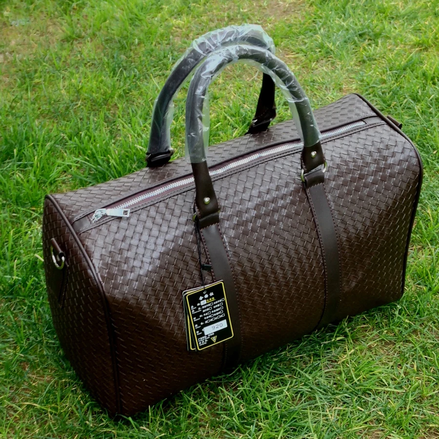 Fashion PU Leather Men Travel Bag Versatile Women Waterproof Black Cool Zipped Shoulder Bags Handbag luggage | Багаж и сумки