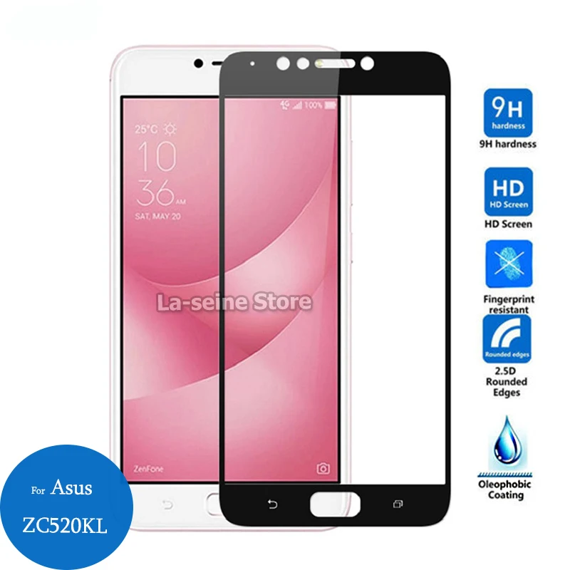 Для Asus Zenfone 4 Max ZC520KL полное покрытие 3D защита экрана 9H защитная пленка из