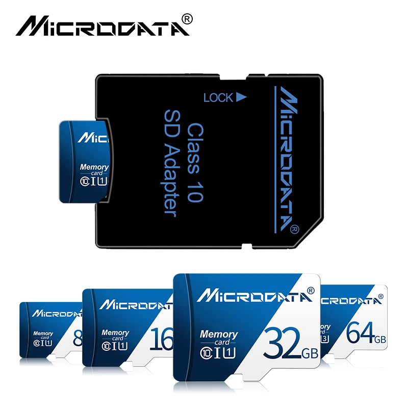 Высококачественная карта памяти Micro SD класса 10 TF Microsd 64 ГБ 32 16 8 внешний флеш