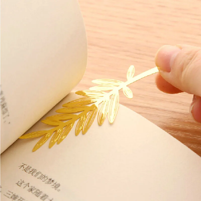 1 X Закладка с угловым листом kawaii Канцелярские металлические закладки для книжного держателя школьные принадлежности papelaria