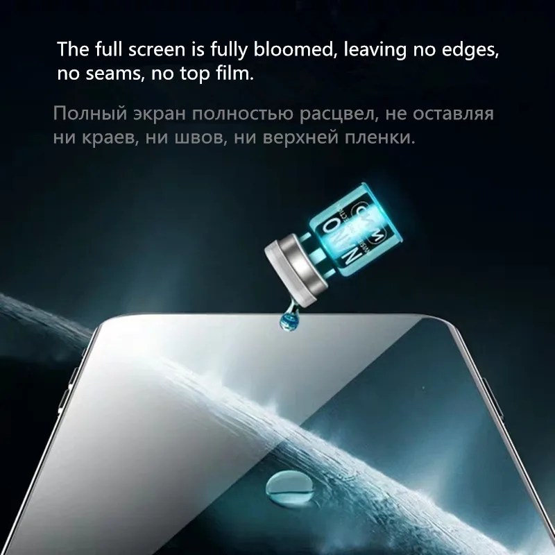 Универсальная нано-Жидкая Защитная пленка для экрана Nano Tech 9D 6D 5D 4D 3D изогнутая пленка из закаленного стекла для универсального iPhone X huawei mate 20