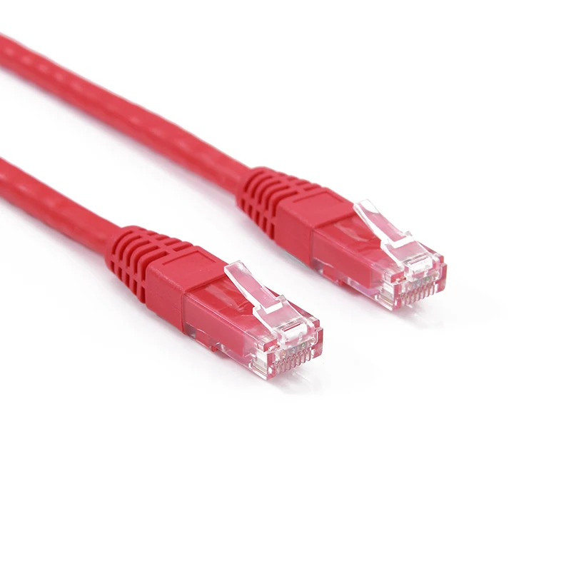 10Gtek CAT6 UTP патч корд сетевой кабель RJ45 красный 1 метр (3 3 фута) 24AWG упаковка из 6 для
