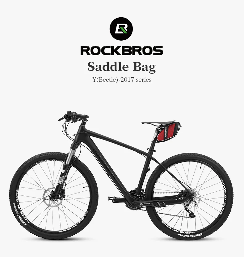ROCKBROS черная велосипедная седельная сумка 3D оболочка непромокаемая Светоотражающая Противоударная велосипедная задняя Подседельный штырь велосипедная сумка MTB Аксессуары для велосипеда
