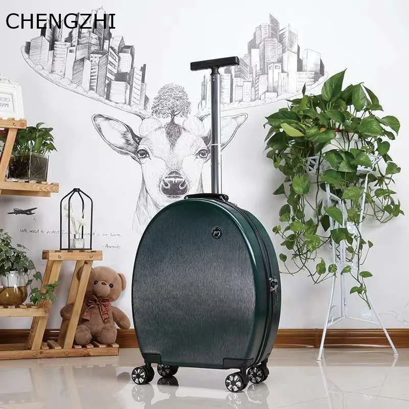 CHENGZHI NEW 20&quotInch ABS+PC Rolling Luggage Spinner Trolley Girls Carry On Suitcase Travel With Wheels | Багаж и сумки